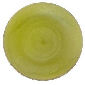 Jars France Dinner Plate Avocado Green Tourron Tilleul French Country Ref#A